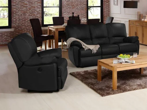 Relaxfauteuil Van Leer Marcis - Zwart - Elektrisch