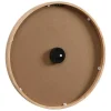 Rieten Wandklok - D60 Cm - Mdf En Hout - Naturel - Fietra
