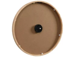 Rieten Wandklok - D60 Cm - Mdf En Hout - Naturel - Fietra