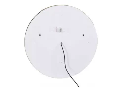 Ronde Badkamerspiegel Met Ledverlichting En Goudkleurige Lijst Diameter 80 Cm Numea
