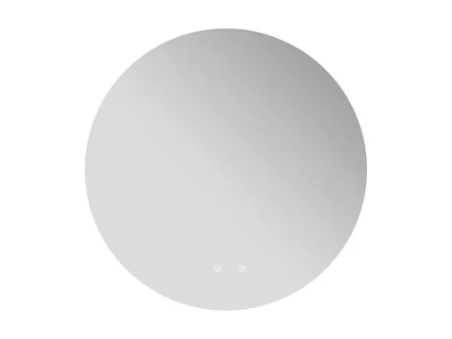 Ronde Badkamerspiegel Zonder Kader Anticondens Met Ledverlichting Diameter 90 Cm Romula