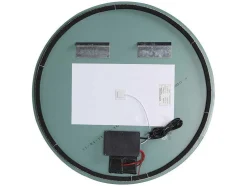 Ronde Badkamerspiegel Zonder Kader Anticondens Met Ledverlichting Diameter 90 Cm Romula