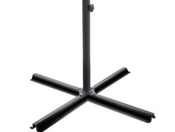 Ronde Hangparasol - Grijs - Staal - Ledverlichting - Diameter: 2,93 M - Pocota