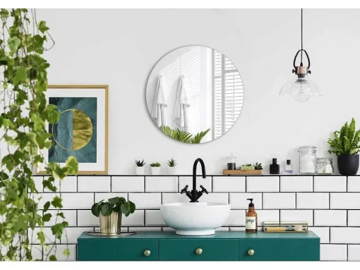 Ronde Sierlijke Wandspiegel Voor Woonkamer O60