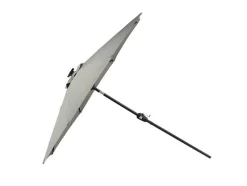 Sabal Parasol Met Kantelfunctie En Led-Verlichting Grijs.