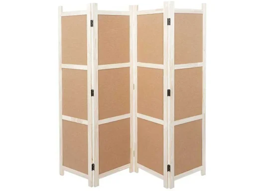 Scherm Mcw-G52, Bruin, 4 Panelen 166X160Cm