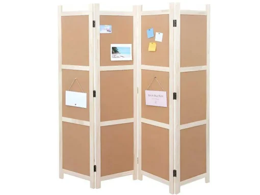 Scherm Mcw-G52, Bruin, 4 Panelen 166X160Cm
