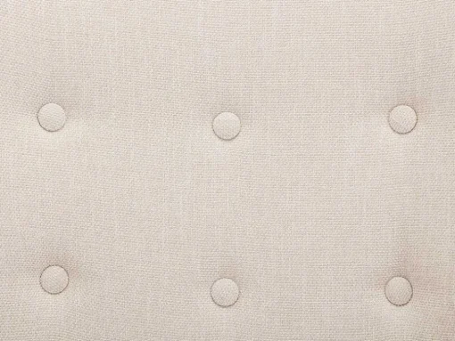 Schommelstoel Van Beige Gechineerde Stof Elmina Ii