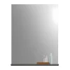 Scout Spiegel Bad 60Cm 1 Plank Hoog Glans Wit,Rookkleurig.
