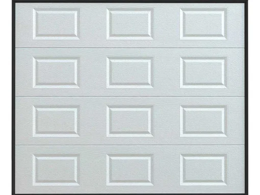 Sectionale Garagedeur Met Witte Cassette En Somfy Motor - Caopas