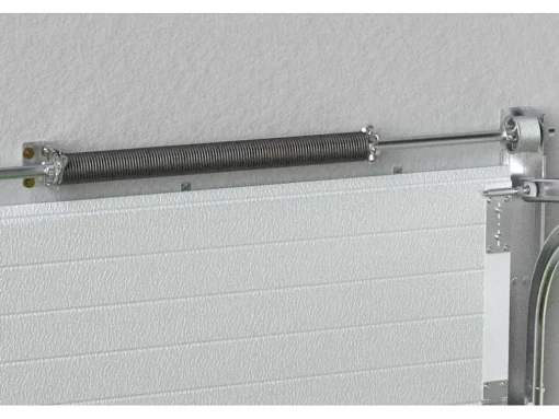 Sectionale Garagedeur Met Witte Cassette En Somfy Motor - Caopas