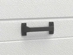 Sectionale Garagedeur Met Glad Effect En Centrale Loopdeur In Antraciet Met Somfy Motor - Lavega