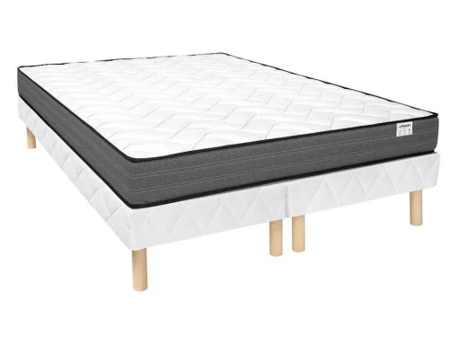 Set 180 X 200 Cm Bedbodem + Matras Met Pocketveren - Ambracie Van Ysmee