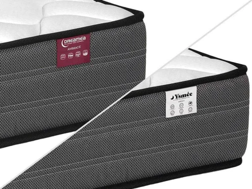 Set 180 X 200 Cm Bedbodem + Matras Met Pocketveren - Ambracie Van Ysmee
