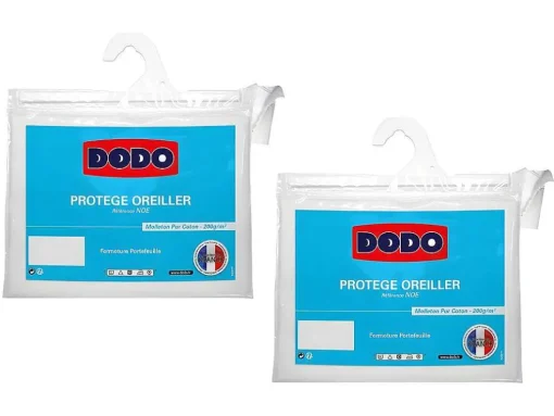 Set Van 2 Absorberende Dodo Kussenbeschermers - 65 X 65Cm - Ultra Confort
