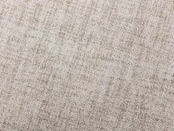 Set Van 2 Barkrukken Van Stof En Wit Metaal - Beige - Kiyola