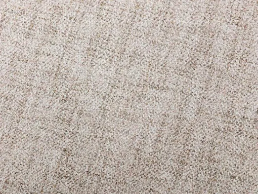 Set Van 2 Barkrukken Van Stof En Wit Metaal - Beige - Kiyola
