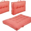 Set Van 1 Matras + 2 Katoenen Paletkussens - Koraal - Baila