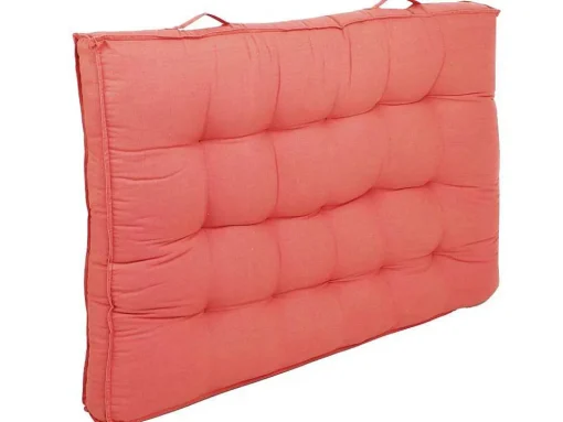 Set Van 1 Matras + 2 Katoenen Paletkussens - Koraal - Baila
