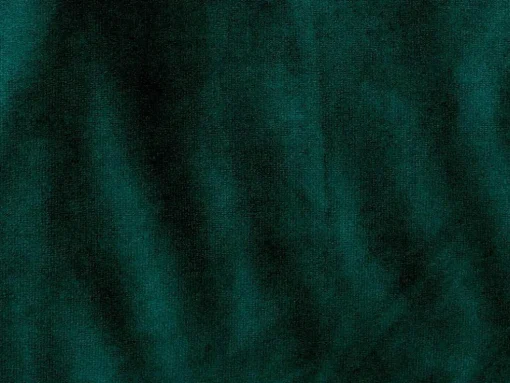 Set Van 2 Verduisterende Gordijnen Van Velours - L135 X H250 Cm - Groen Met Zilverkleurige Ogen - Darrel