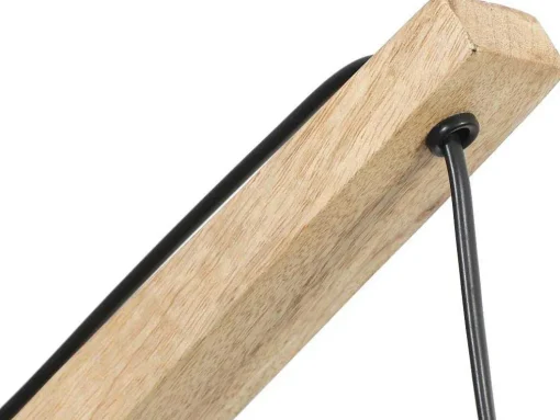 Set Van 2 Wandlampen Met Scandinavische Stijl - D35 X H48 Cm - Hout En Stof - Naturel En Beige - Paliana