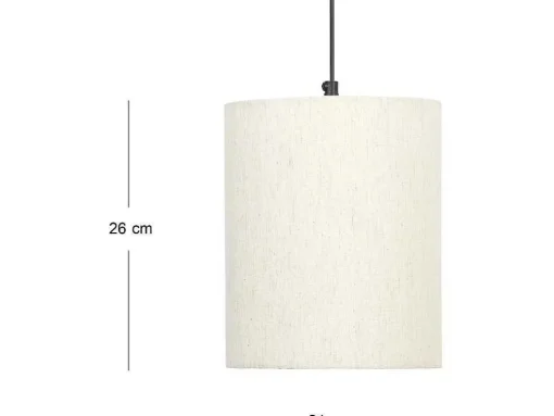 Set Van 2 Wandlampen Met Scandinavische Stijl - D35 X H48 Cm - Hout En Stof - Naturel En Beige - Paliana