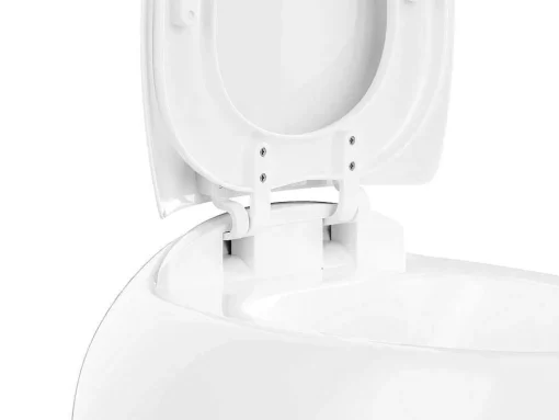 Set Voor Hang-Wc Van Wit Keramiek Met Decoratief Voorwandsysteem - Huro Ii