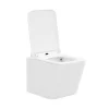 Set Voor Witte Hang-Wc Met Decoratief Voorwandsysteem - Clemona