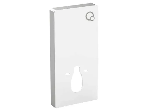 Set Voor Witte Hang-Wc Met Decoratief Voorwandsysteem - Clemona
