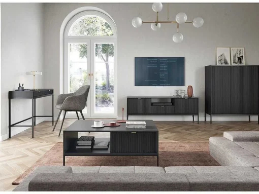 Sidetable Met 2 Lades - Zwart - Liouba - Van Pascal Morabito
