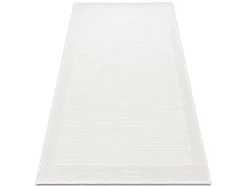 Sisal Tapijt Timo 5979 Buitenshuis Kader Wit 60X100 Cm