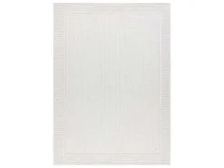 Sisal Tapijt Timo 5979 Buitenshuis Kader Wit 60X100 Cm