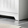 Sobuy Badkamer Onder Aanrecht, Onder Aanrecht, Onder Wastafel, Aanrecht, Gootsteen Afdekking Met 2 Deuren, 60X30X60 Cm, Wit, Bzr108-Ii-W