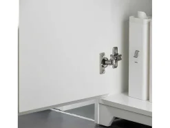 Sobuy Badkamer Onder Aanrecht, Onder Aanrecht, Onder Wastafel, Aanrecht, Gootsteen Afdekking Met 2 Deuren, 60X30X60 Cm, Wit, Bzr108-Ii-W