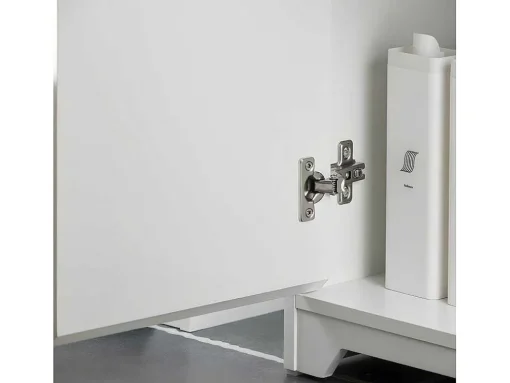 Sobuy Badkamer Onder Aanrecht, Onder Aanrecht, Onder Wastafel, Aanrecht, Gootsteen Afdekking Met 2 Deuren, 60X30X60 Cm, Wit, Bzr108-Ii-W