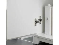 Sobuy Badkamer Onder Aanrecht, Onder Aanrecht, Onder Wastafel, Aanrecht, Gootsteen Afdekking Met 2 Deuren, 60X30X60 Cm, Wit, Bzr108-Ii-W