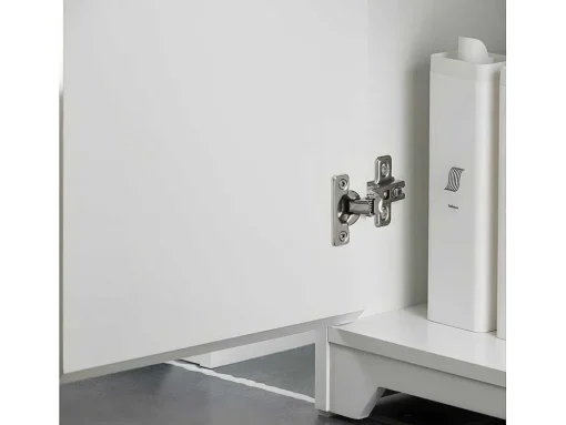 Sobuy Badkamer Onder Aanrecht, Onder Aanrecht, Onder Wastafel, Aanrecht, Gootsteen Afdekking Met 2 Deuren, 60X30X60 Cm, Wit, Bzr108-Ii-W
