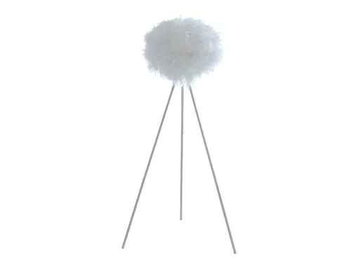 Staande Lamp Met Driepoot En Veren Nuage - 54 X 54 X 150 Cm - Wit