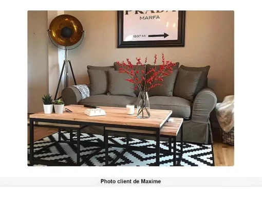Staande Lamp Movie - H. 166 Cm - Koperkleurig Van Het Merk Inside Art