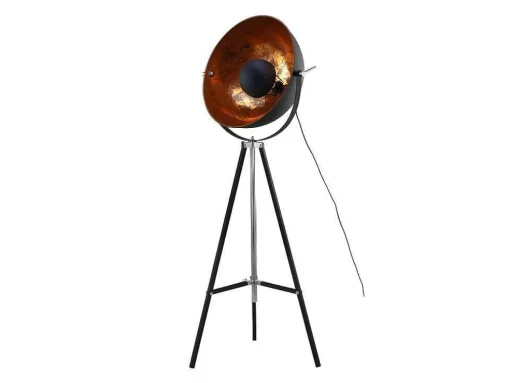 Staande Lamp Movie - H. 166 Cm - Koperkleurig Van Het Merk Inside Art