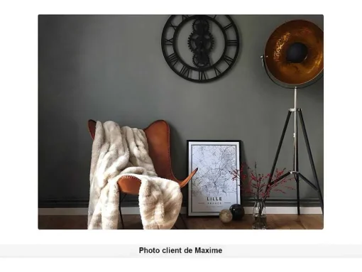 Staande Lamp Movie - H. 166 Cm - Koperkleurig Van Het Merk Inside Art