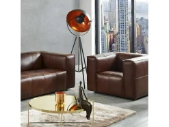 Staande Lamp Movie - H. 166 Cm - Koperkleurig Van Het Merk Inside Art