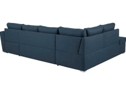 Stan Slaapbank, Hoek Links Met Chaise Longue Rechts, In Blauw.