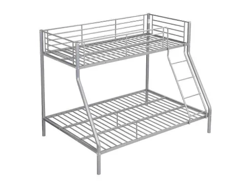 Stapelbed Elevatio Iii - 90/140 X 190 Cm - Metaal - Zilver