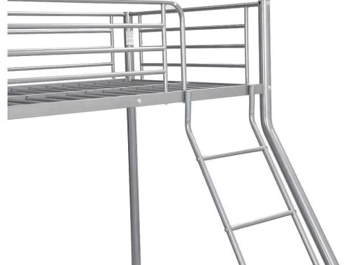 Stapelbed Elevatio Iii - 90/140 X 190 Cm - Metaal - Zilver