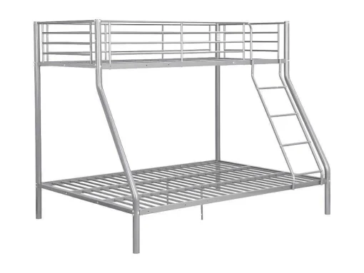 Stapelbed Elevatio Iii - 90/140 X 190 Cm - Metaal - Zilver