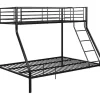 Stapelbed Elevatio Iv - 90 En 140 X 190 Cm - Staal - Zwart