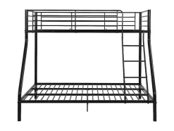 Stapelbed Elevatio Iv - 90 En 140 X 190 Cm - Staal - Zwart