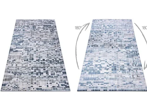 Tapijt Acryl Dizayn 124 Blauw 160X230 Cm