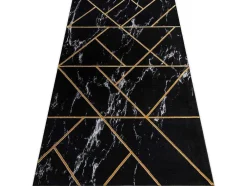 Tapijt Emerald Exclusief 2000 Glamour, Stijlvol Geometrisch, Marmer Zw 120X170 Cm